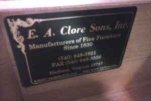 Clore furniture company