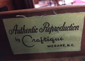 craftique furniture stamp