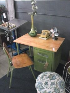 Mid Century Modern Painted Desk