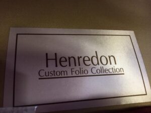 identifying henredon furniture